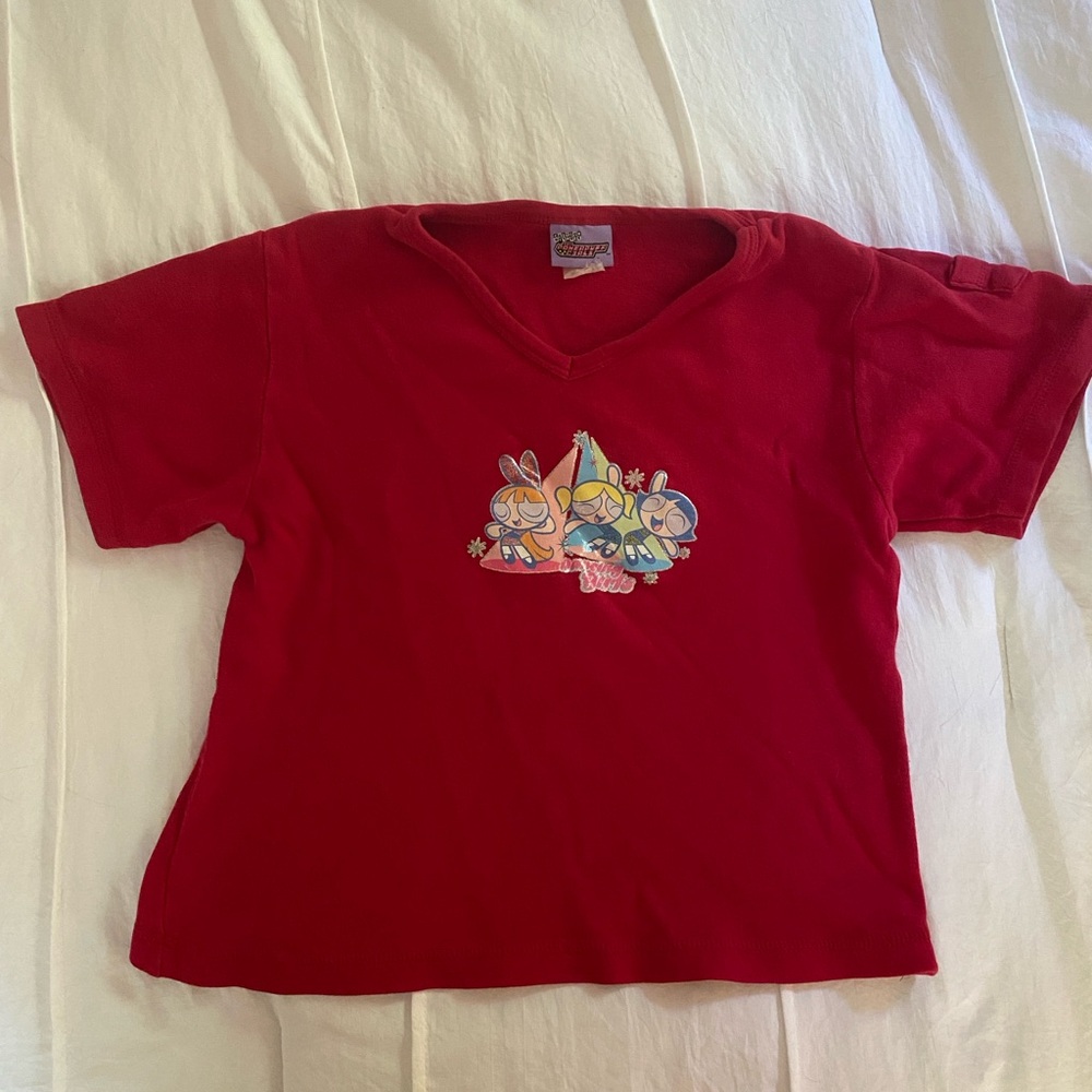 Original 2000’s power puff girls baby tee💖